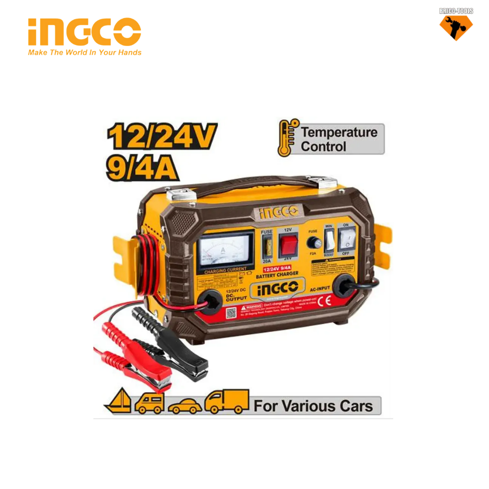 CHARGEUR BATTERIE 12V/24V INGCO ING-CB1601