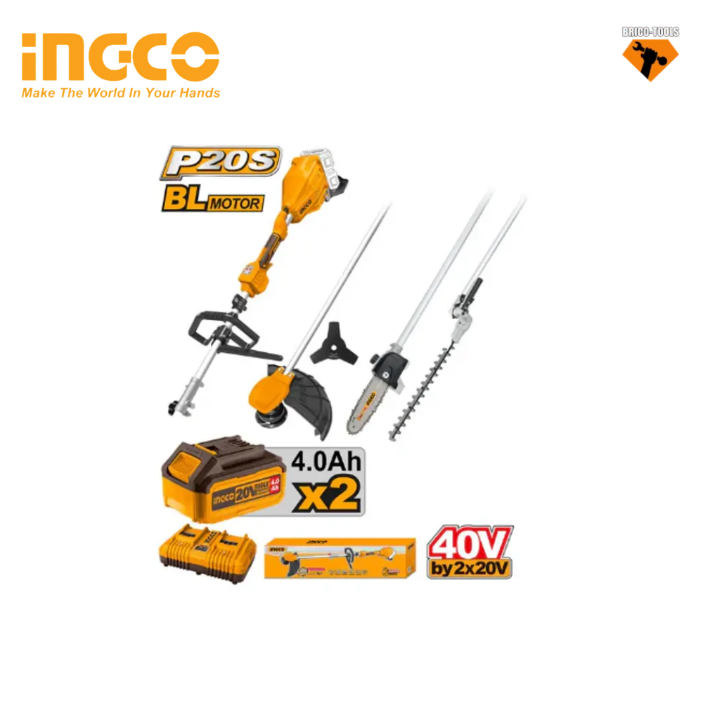 CORDLESS MULTI GARDEN TOOLS 40V INGCO CSTLI2040386
