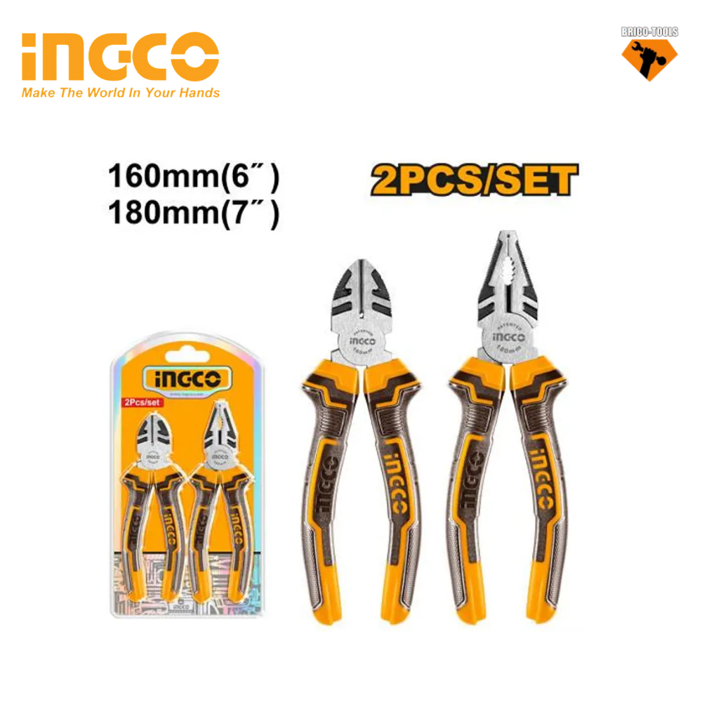ENSEMBLE DE 2 PINCES INGCO HKPS08216