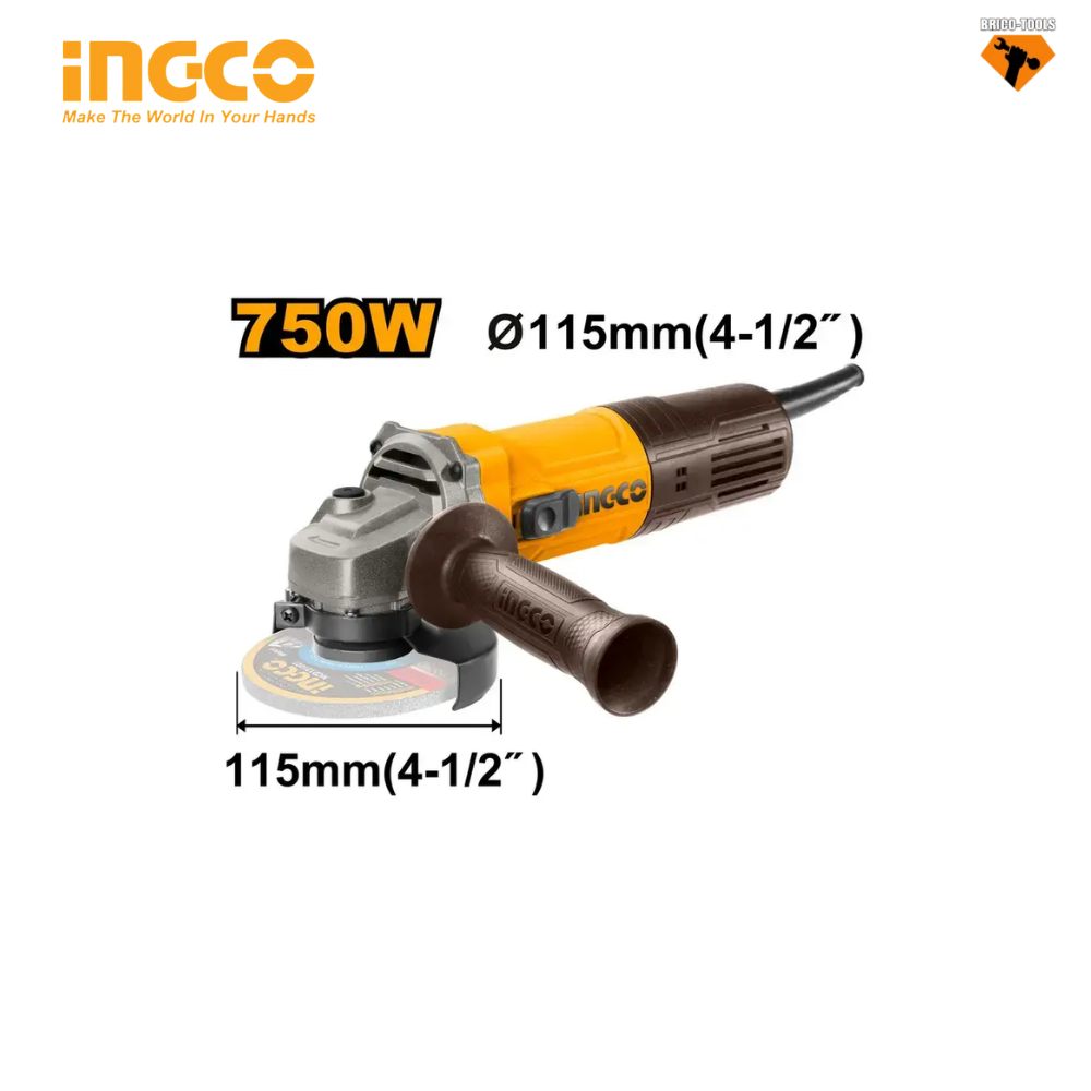 MEULE A DISQUE 750W INGCO AG75028