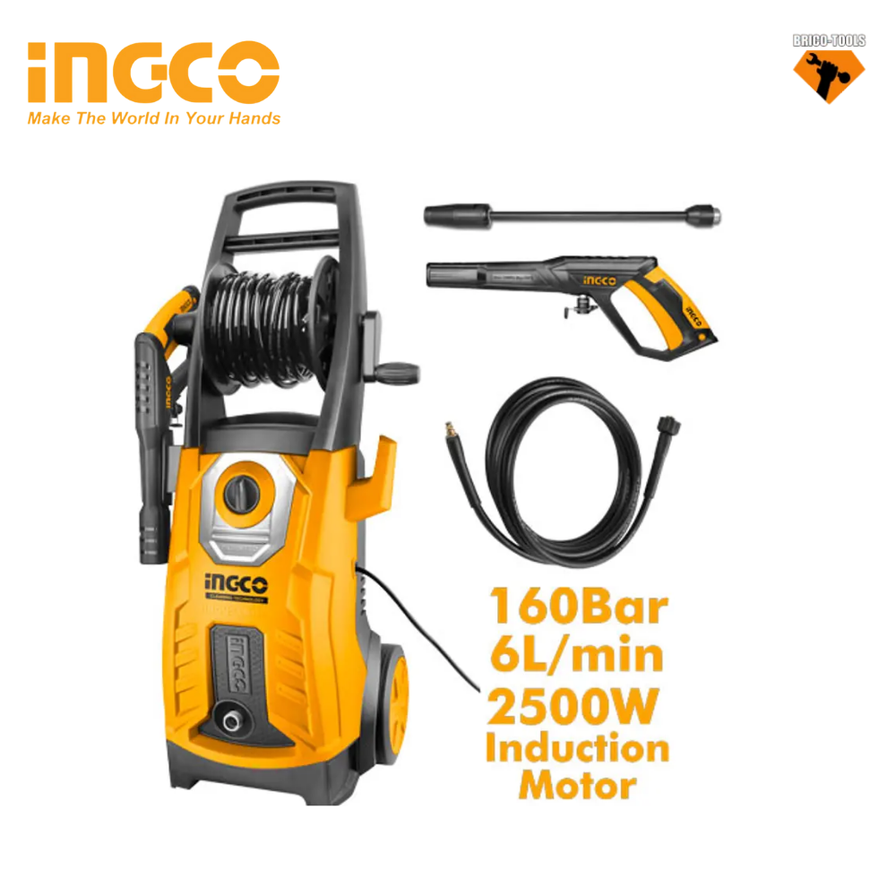 NETTOYEUR HAUTE PRESSION 2500W INGCO HPWR25008