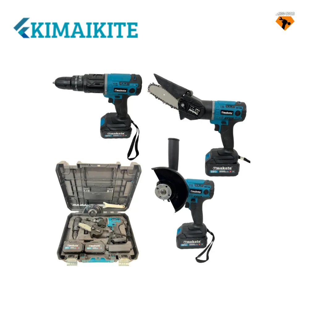PACK 3 PCS 3 IN 1 VISSEUSE / MEULE A DISQUE / TRONCONNEUSE KIMAIKITE