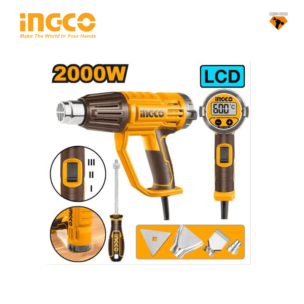 PISTOLET THERMIQUE 2000W INGCO HG20058