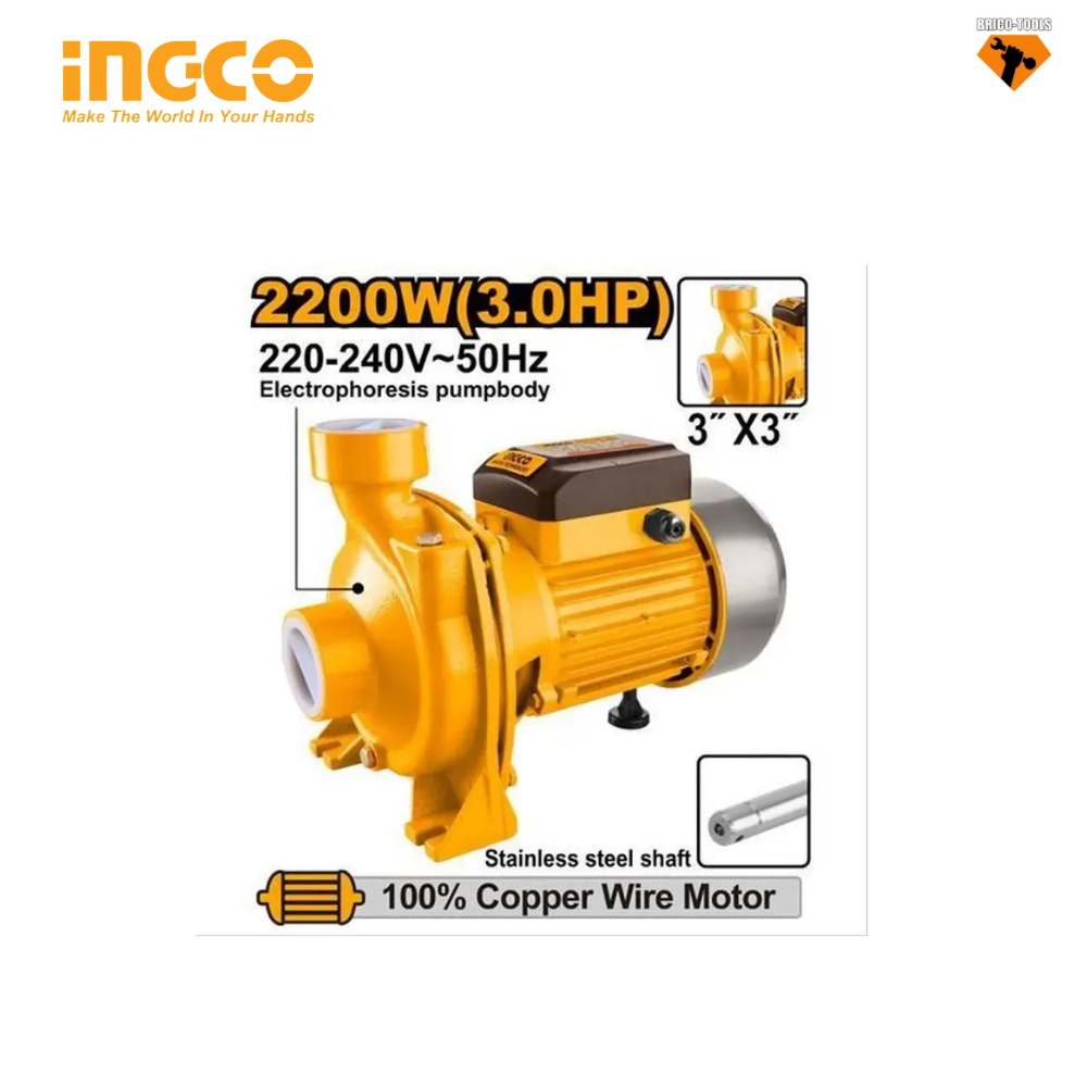 POMPE A EAU 3HP 2200W INGCO MHF22001