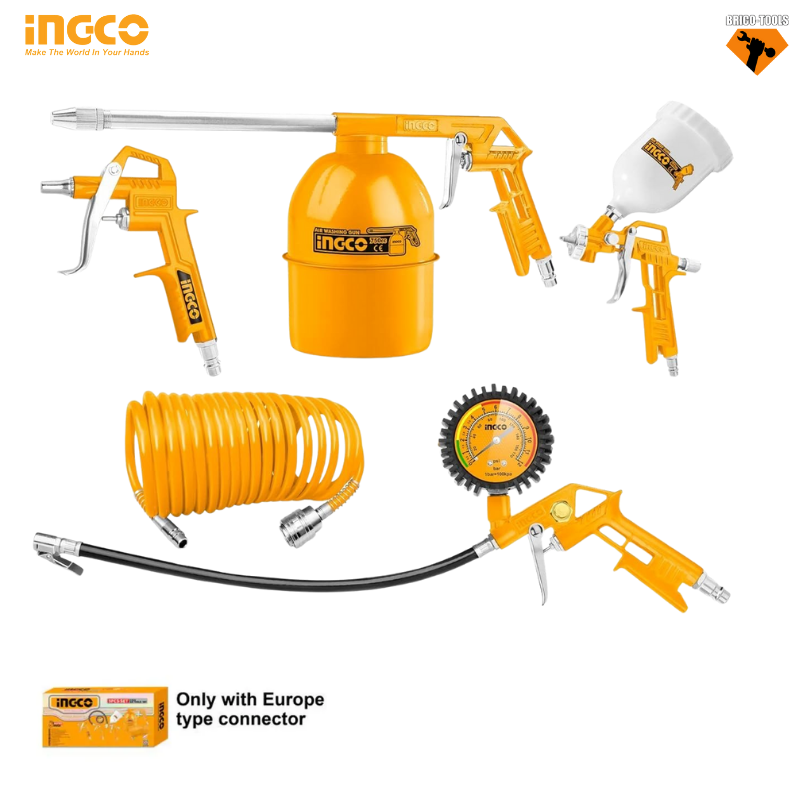 OUTILS PNEUMATIDUES 5PCS INGCO AKT0053