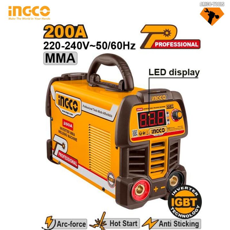 POSTE SOUDEUR 200A INGCO ING-MMA20069