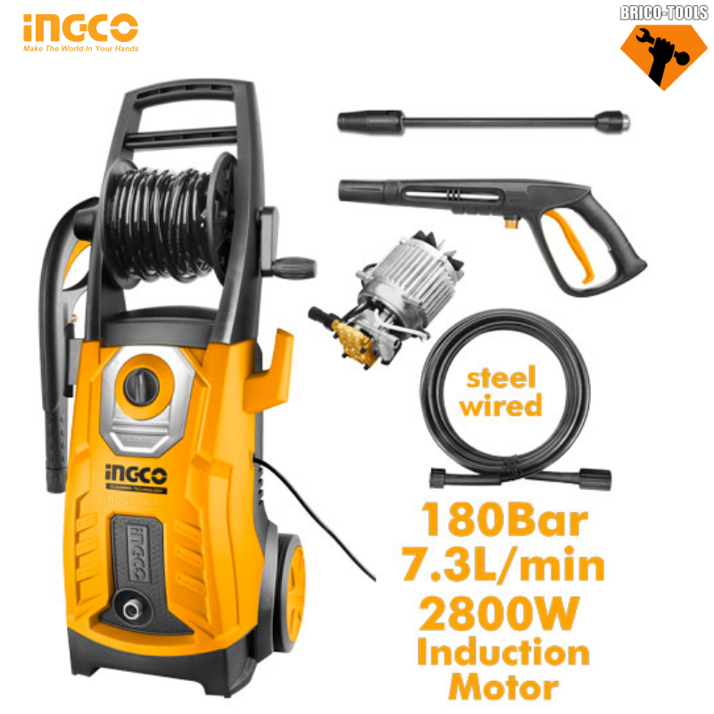 NETTOYEUR HAUTE PRESSION 2800W INGCO HPWR28008