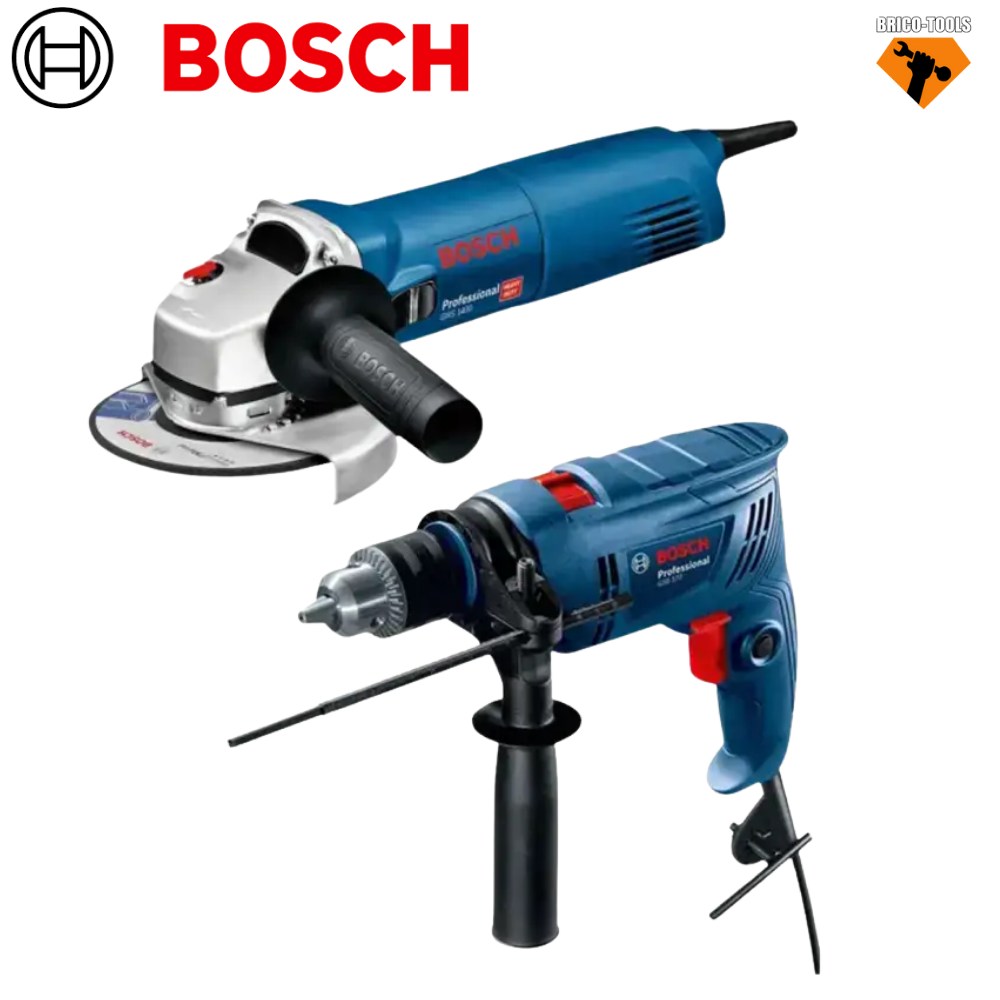 PACK MEULE A DISQUE 1100W + PERCEUSE 1100W BO