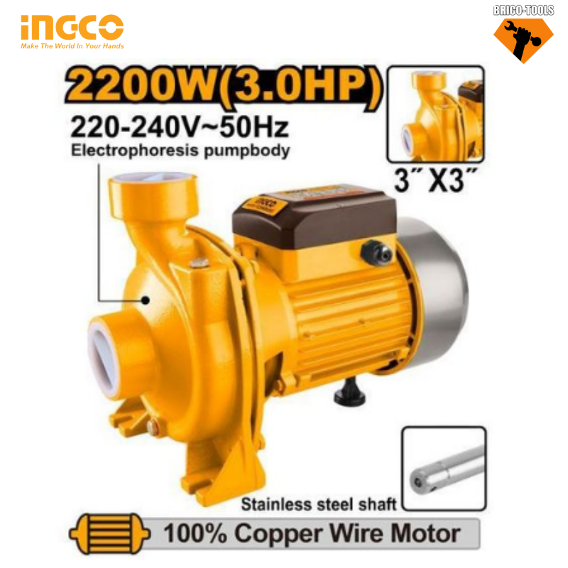 POMPE A EAU 3HP 2200W INGCO MHF220068