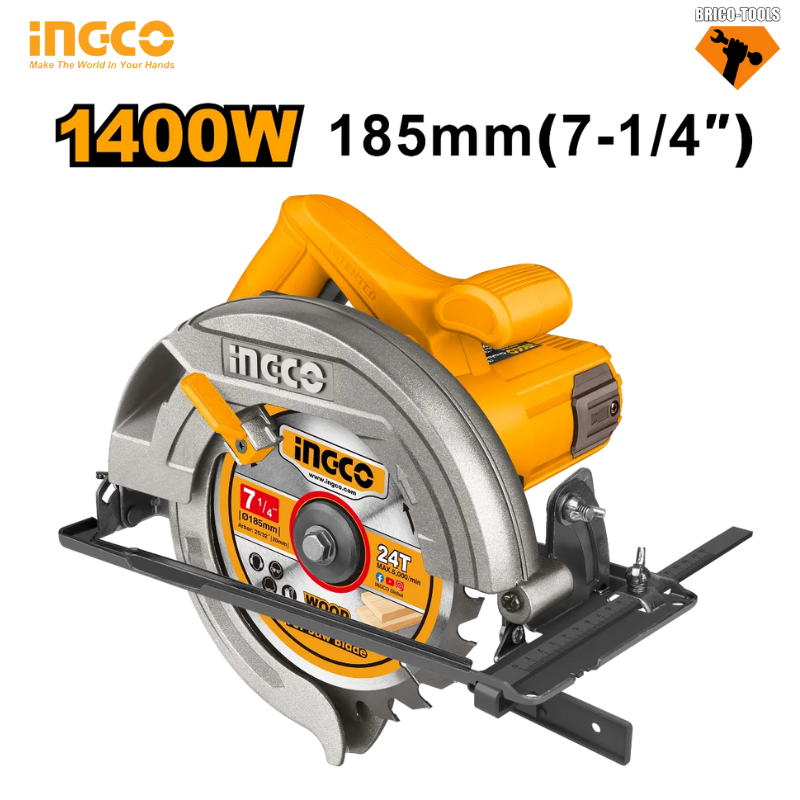 SCIE CIRCULAIRE 1400W INGCO CS18538