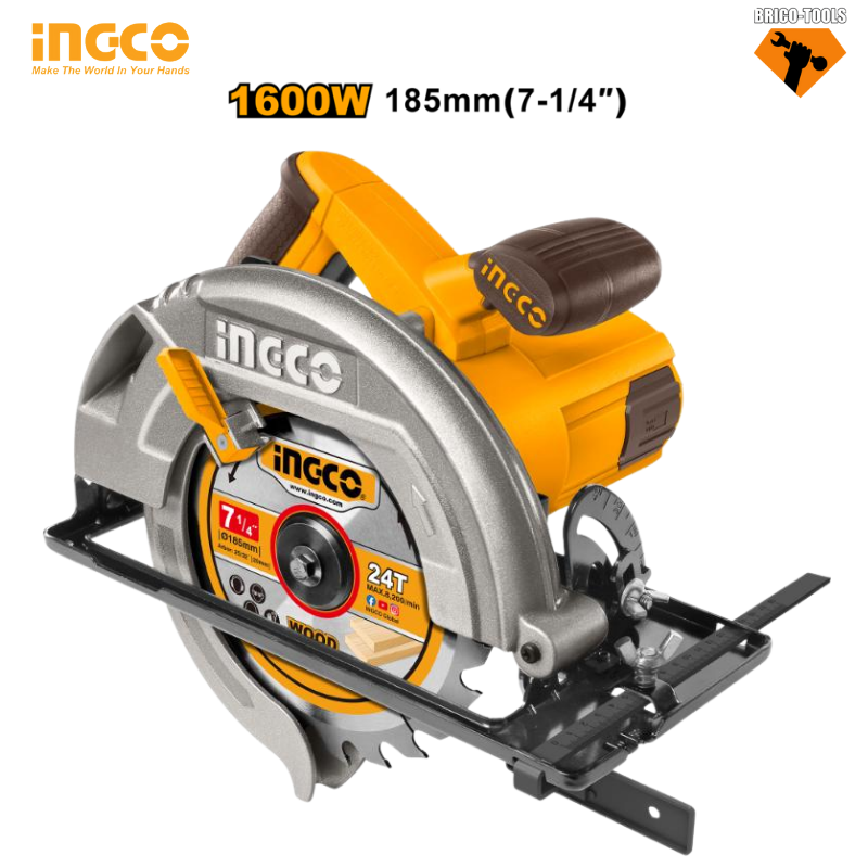 SCIE CIRCULAIRE 1600W INGCO CS18568