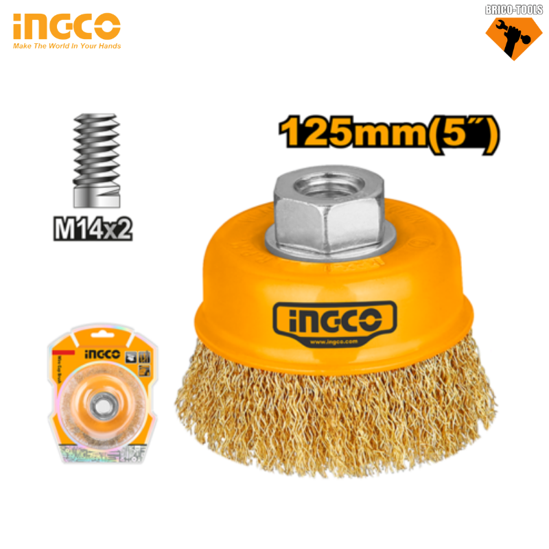 BRUSH FOR ANGLE GRINDER 125 MM INGCO WB11251