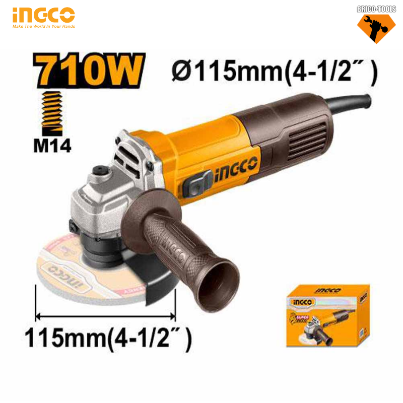 MEULE A DISQUE 710W INGCO AG7118