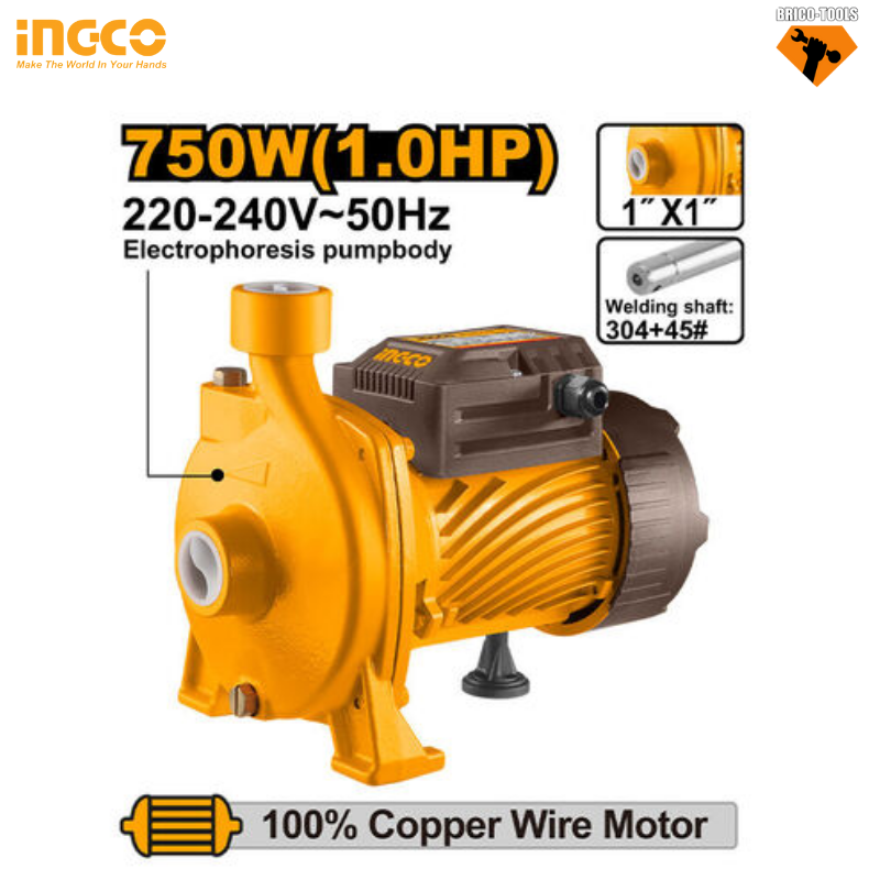 WATER PUMP 750W INGCO CPM75068