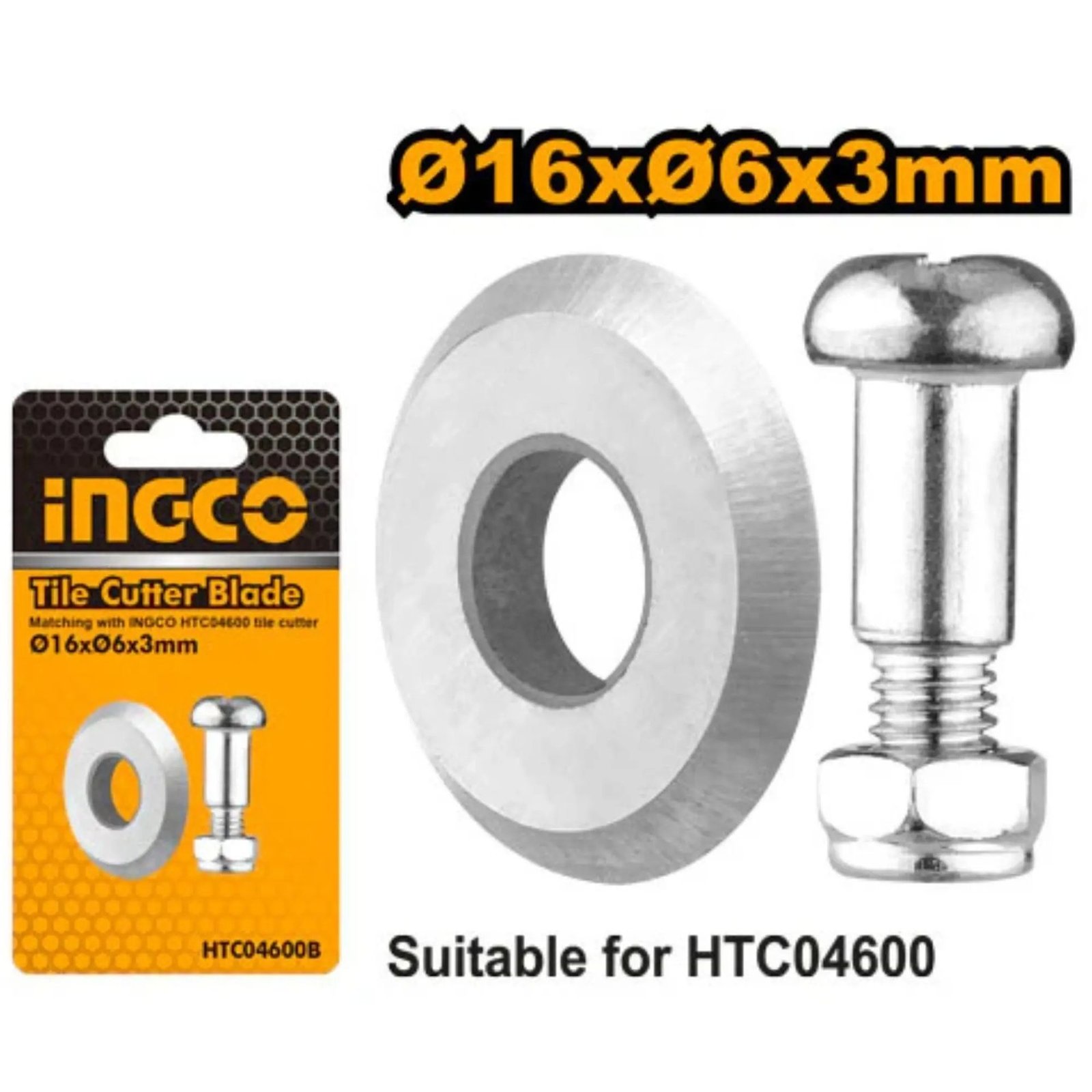 LAME DE COUPE-CARREAUX 16 X 6 X 3 MM INGCO (60CM) HTC04600B