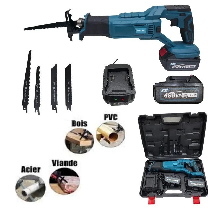 SCIE A SABER MAKITA AVEC 2 BATTEIRE 198V