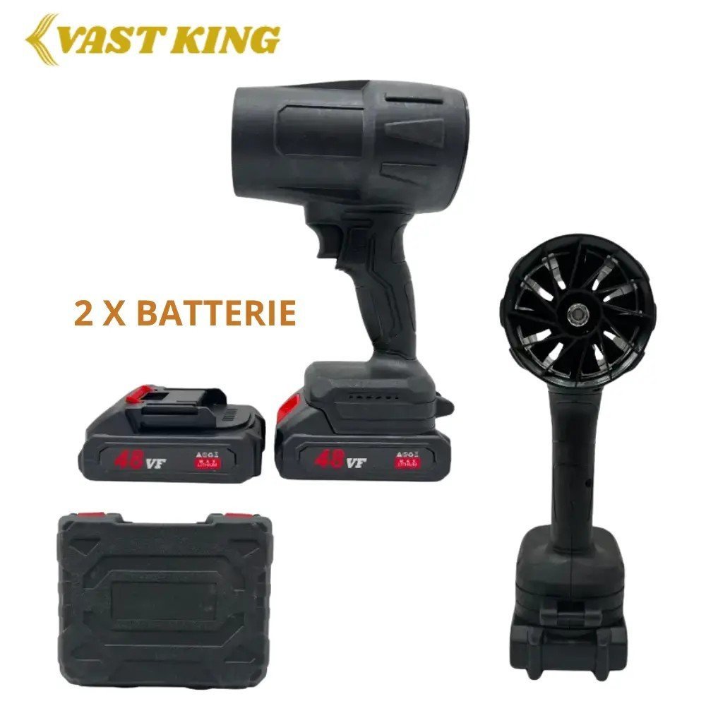 PISTOLET À AIR ÉLECTRIQUE MULTIFONCTIONNEL TURBO 48V AVEC 2 BATTERIES