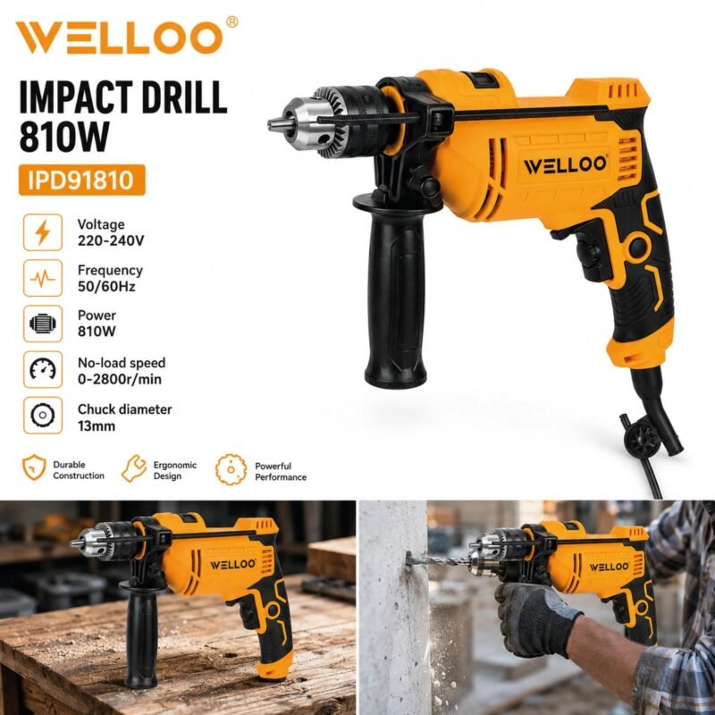 PERCEUSE WELLO 810W 13MM IPD91810