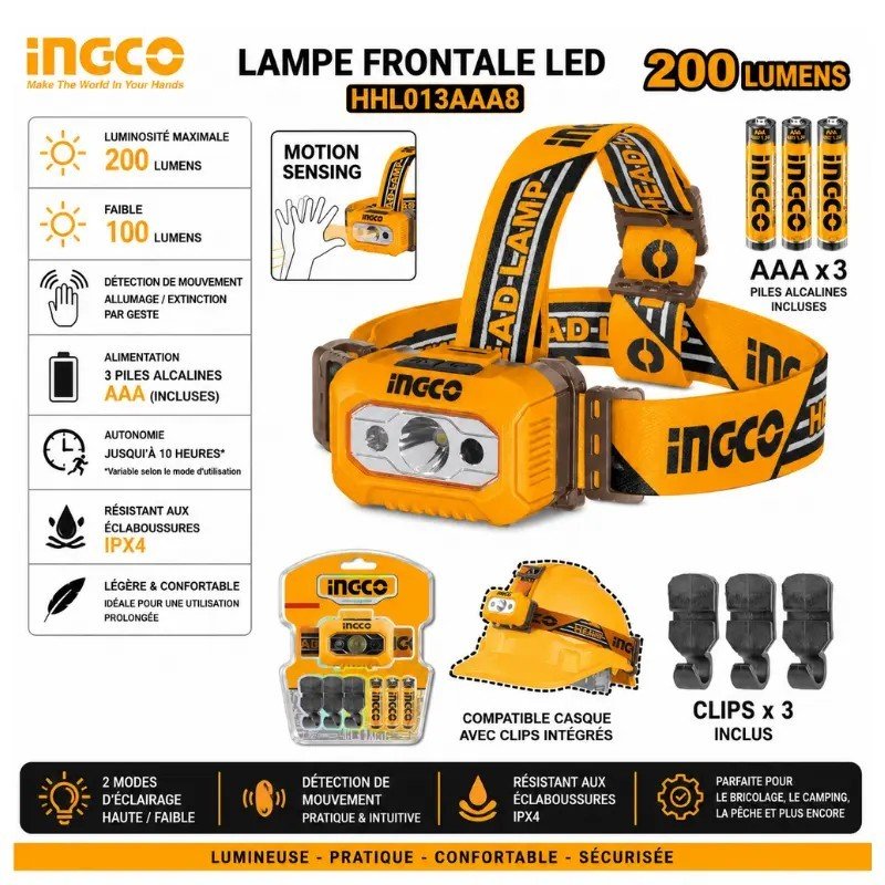 HEADLAMP INGCO HHL013AAA8
