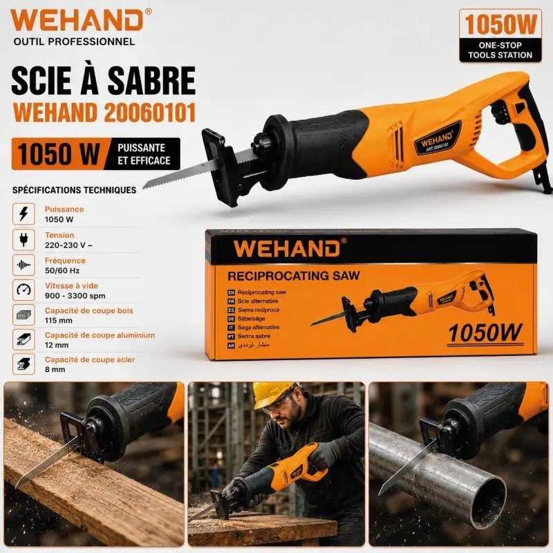 SCIE A SABER 1050W WEHAND