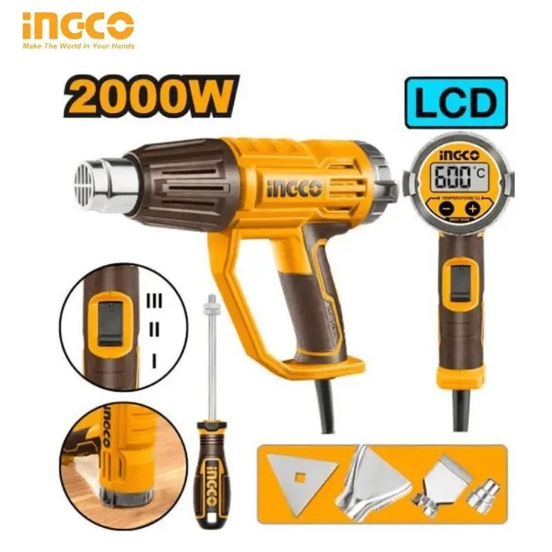 PISTOLET THERMIQUE 2000W INGCO HG20058
